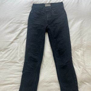 Everlane Black / Coal "Original Cheeky Jean", size 25 Regular